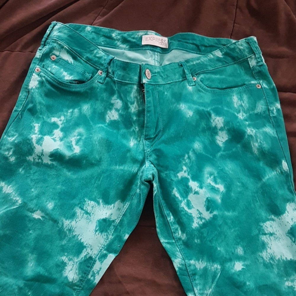 "Express" Stella low rise ankle jean